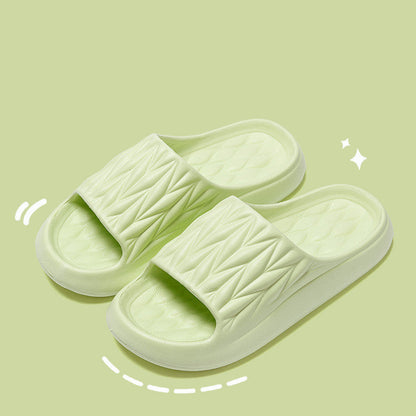 Sharon – Rutschvaste Zomerslippers met Bladstructuur