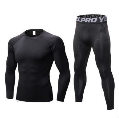 George – Heren Compressietrainingspak met Lange Mouwen en Leggings