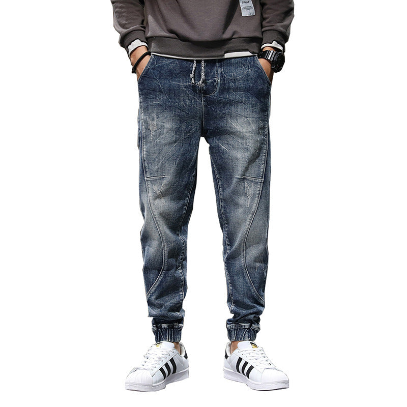 Fred – Plus Size Velvet Stretch Jeans voor Heren