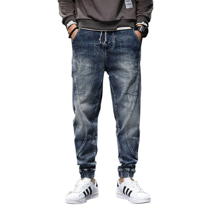 Fred – Plus Size Velvet Stretch Jeans voor Heren