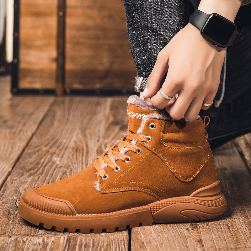 Aaron – Warme Herenlaarzen met Pluche Voering