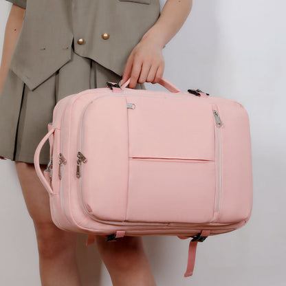 Hannah – Rugzak met grote capaciteit voor dames met meerdere zakken en ritsen