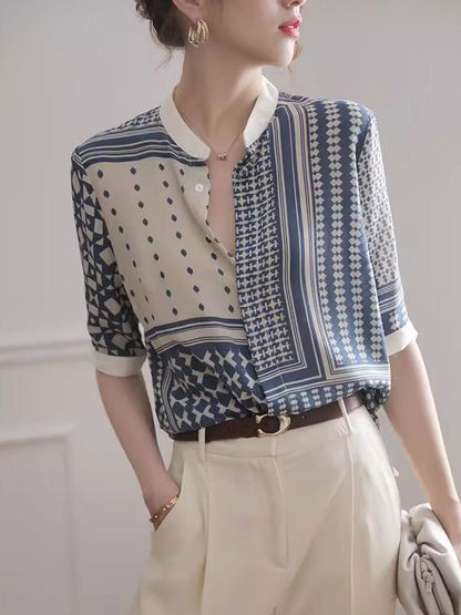 Imogen – Stijlvol Geruit Gestreept Dameshemd