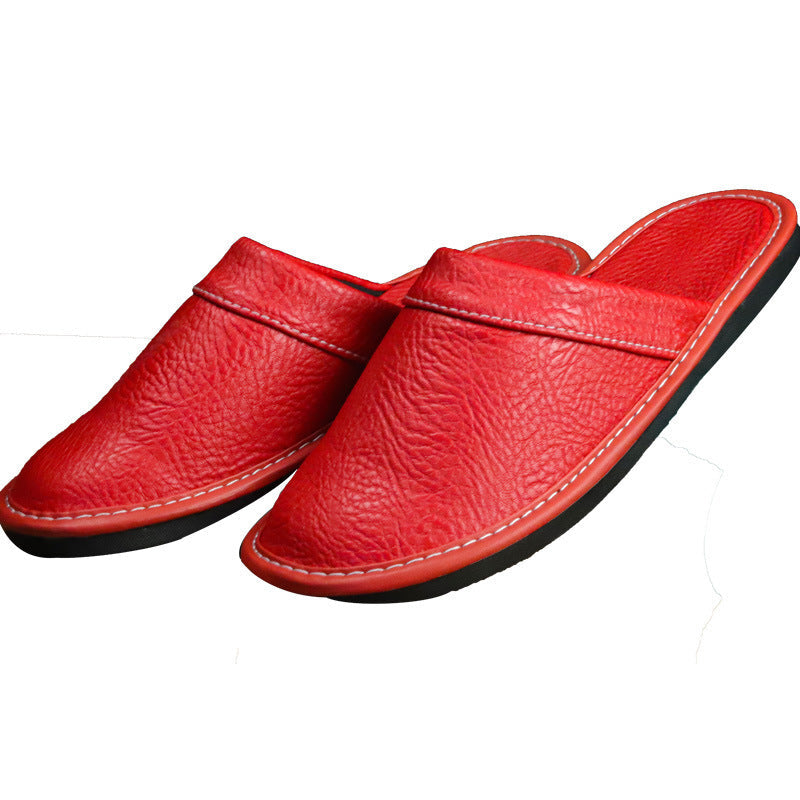 Dawn – Vegan Leren Slippers voor Elk Seizoen