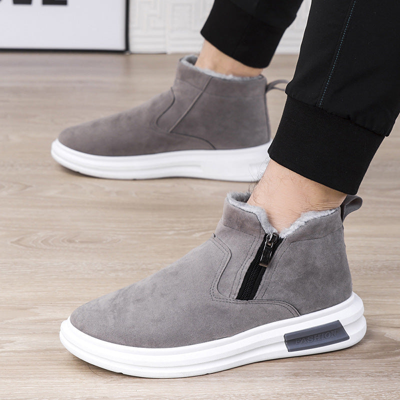 Sean – Warme Herenschoenen met Fleece en Zijrits