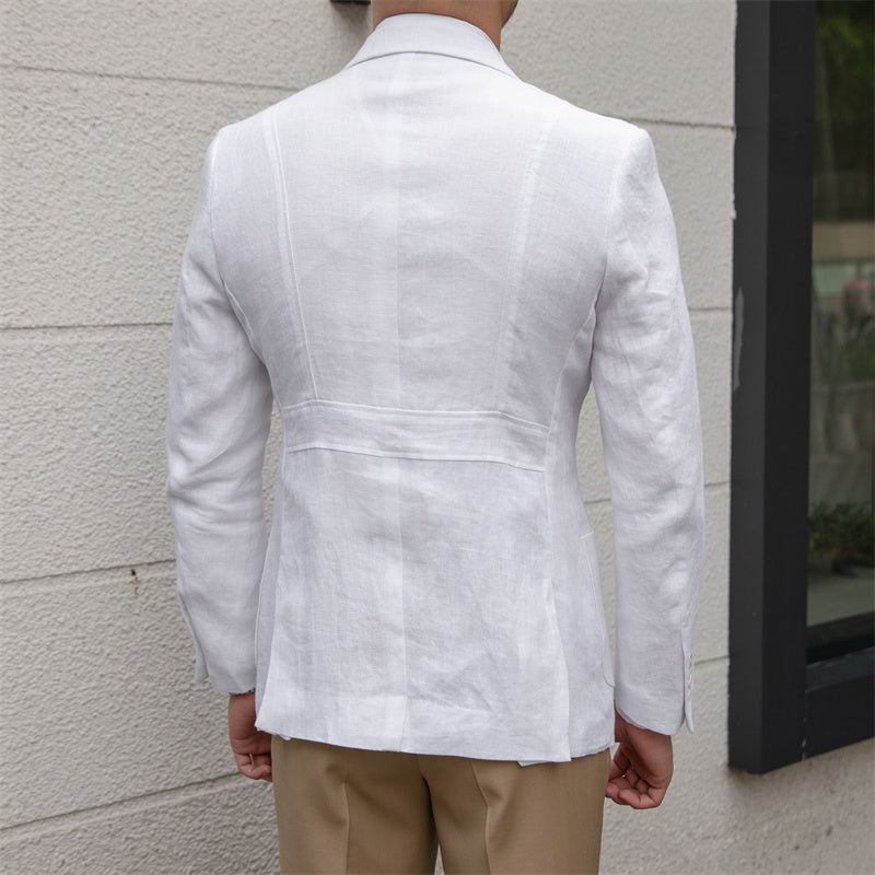 Matthew – Dunne Ademend Linnen Vrijetijdsjas