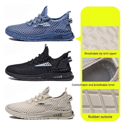 Denis – Ademend heren sneaker van mesh