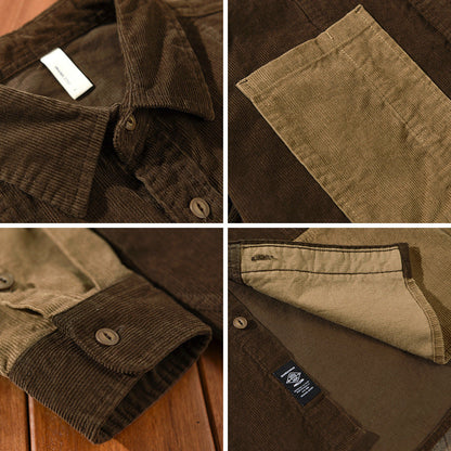 Wayne – Casual Corduroy Overhemd voor Heren