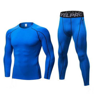George – Heren Compressietrainingspak met Lange Mouwen en Leggings