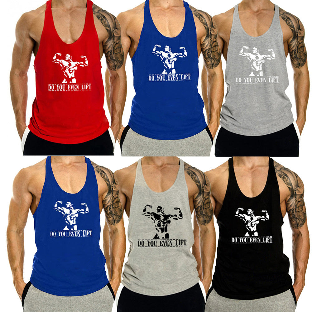 Jake – Bedrukte Heren Sportvest