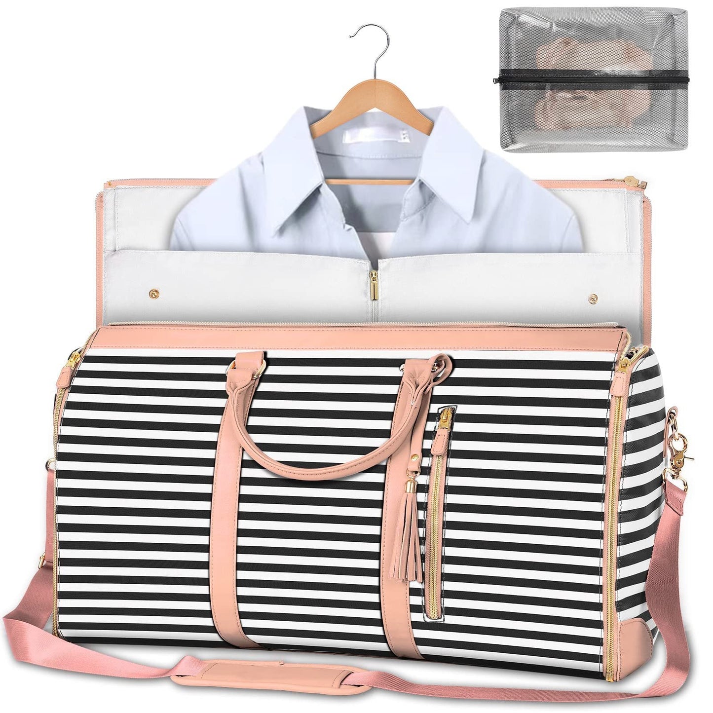 Lauren – Grote Capaciteit Reis-Duffle-Tas voor Vrouwen, Vouwbare Pak Tas, Waterdichte Kleding Tassen