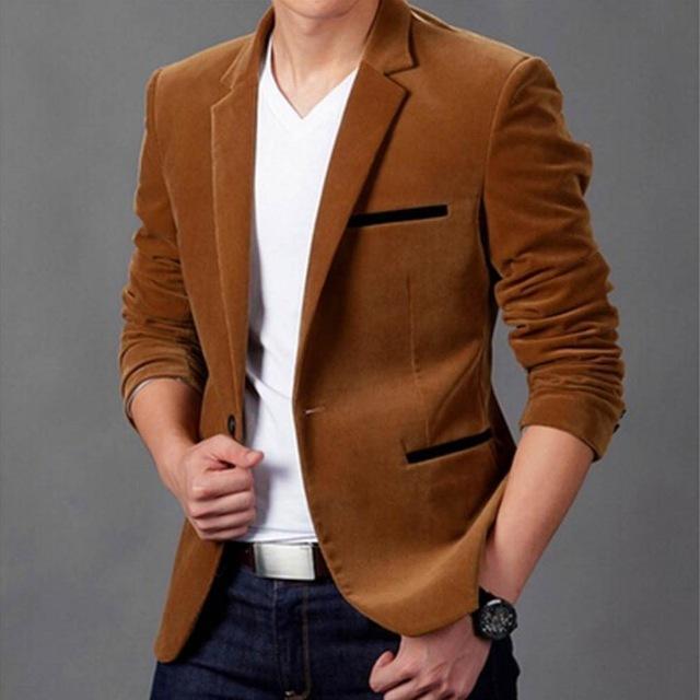 Gary – Slank Heren Corduroy Pak