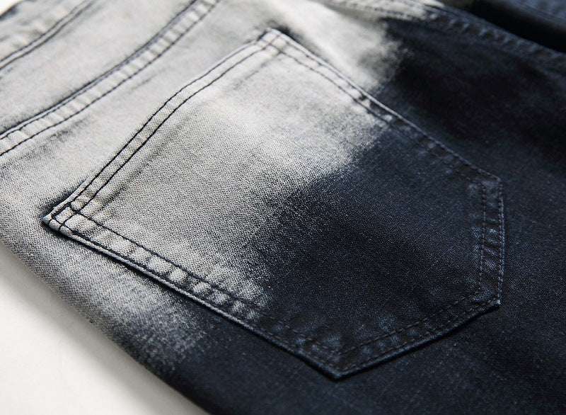 Matthew – Blau-Zwarte Herenjeans