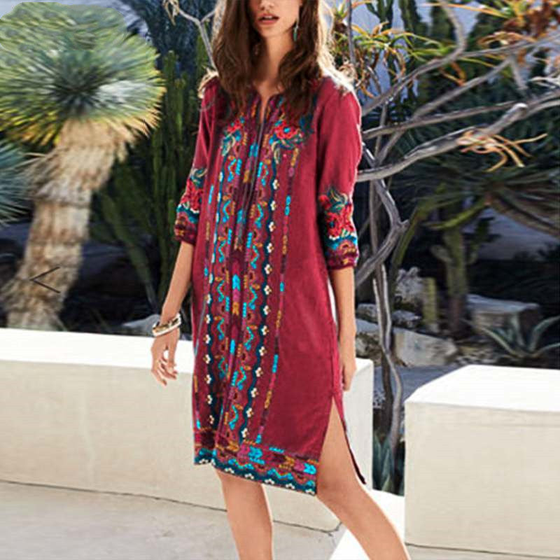 Danielle – Boho Tuniek Jurk