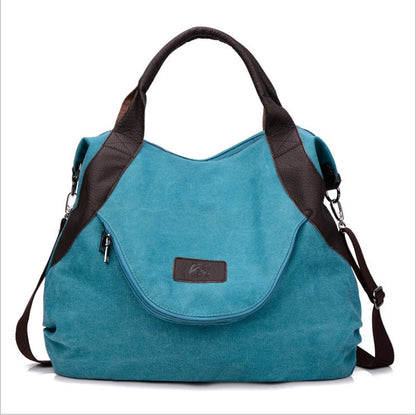 Miranda – Minimalistische Retro Schoudertas van Vintage Canvas