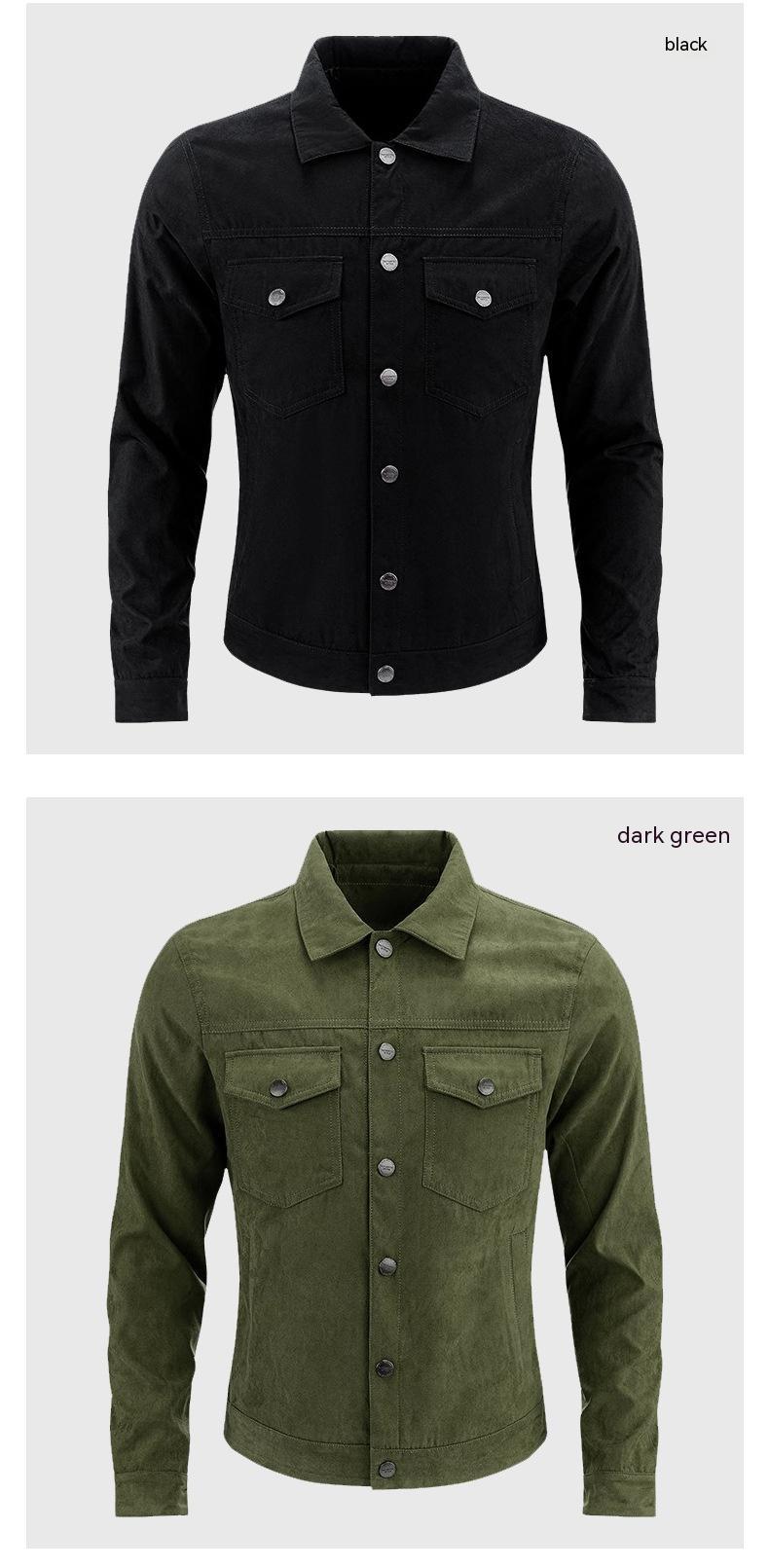 Nigel – Britse Herenjas van Geborsteld Premium Vegan Suede