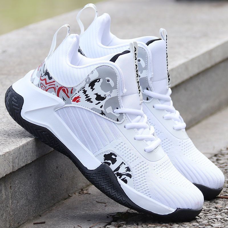 Charlie – Ademend Basketbalschoen voor Heren met Middelhoog Schacht en Antislip Zool
