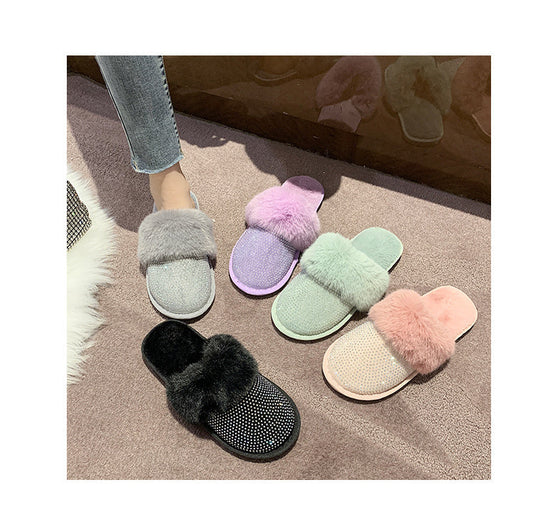 Lisa – Flache Damensandalen mit Strass