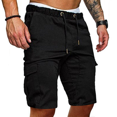James – Strakke Elastische Heren-Cropped-Shorts