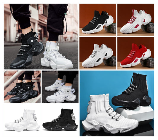 Simon – Sneaker met Sokken-Design voor Heren