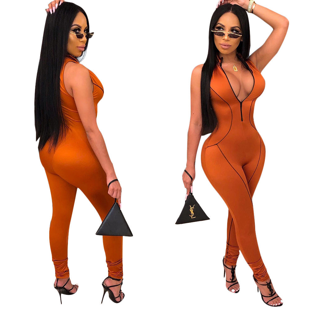 Faith – Dames Jumpsuit met Zijstrepen