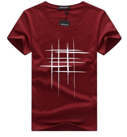 Andrew – Hoogwaardig Katoenen T-shirt met Korte Mouwen