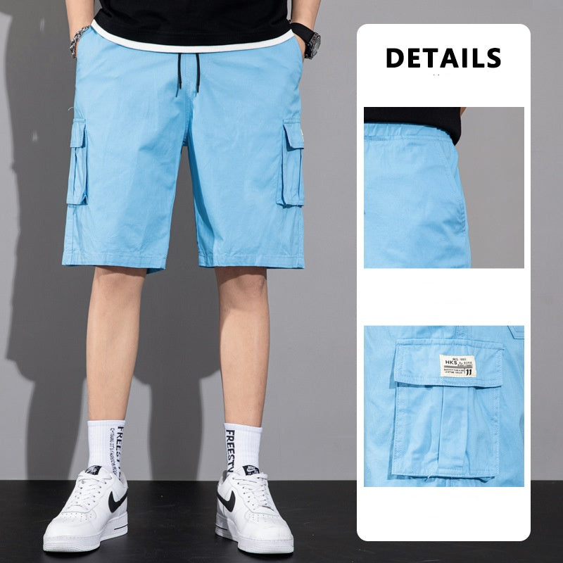 Graham – Luchtige Cargo-Shorts met Koord en Meerdere Zakjes
