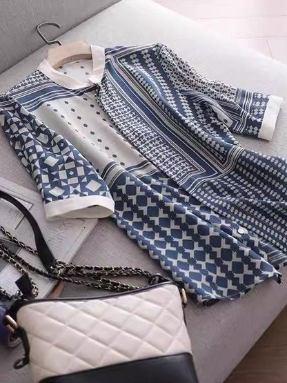 Imogen – Stijlvol Geruit Gestreept Dameshemd