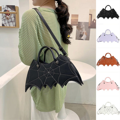 Julie – Schoudertas met Spinweb-Design voor Halloween