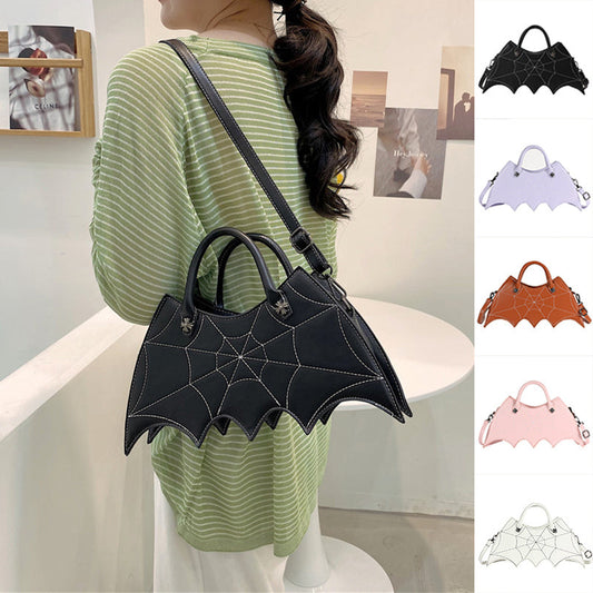 Julie – Schoudertas met Spinweb-Design voor Halloween