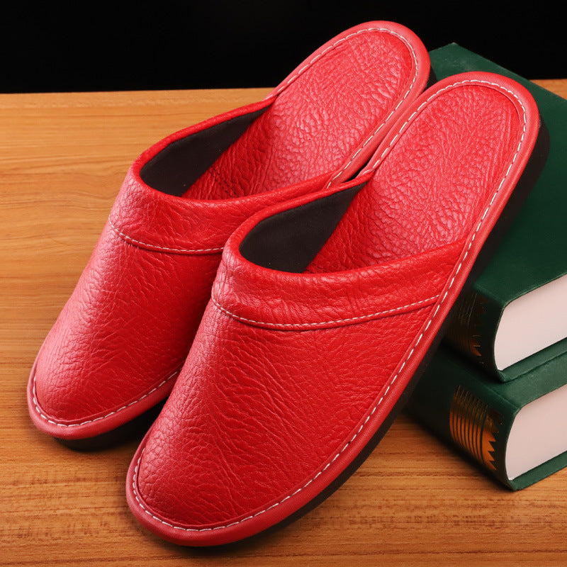 Dawn – Vegan Leren Slippers voor Elk Seizoen