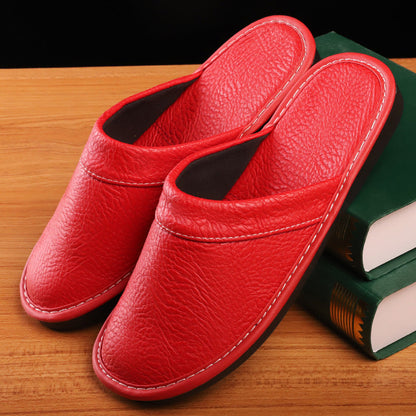 Dawn – Vegan Leren Slippers voor Elk Seizoen