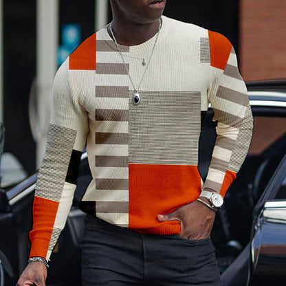 Keith – 3D Pullover voor heren met lange mouwen