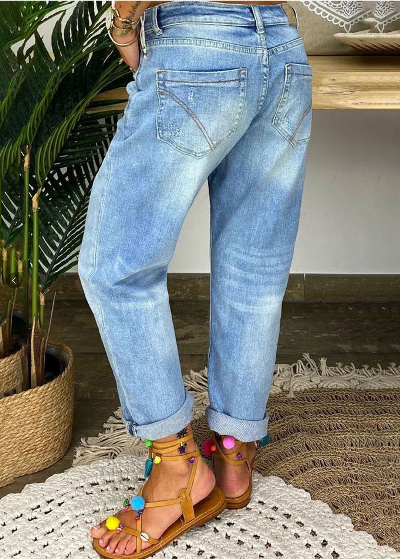 Lisa – Hoge Taille Zomerjeans voor Dames