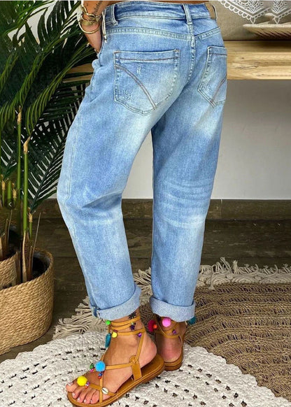 Lisa – Hoge Taille Zomerjeans voor Dames