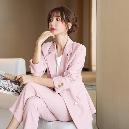 Kathleen – Elegante Dames Blazer Broekpak voor Lente en Herfst