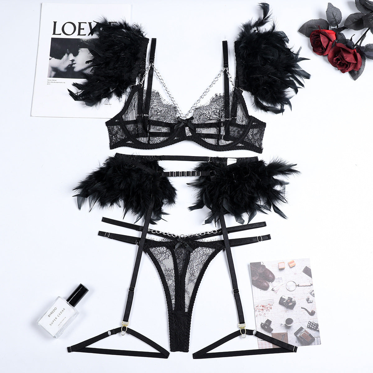 Sharon – Verleidelijk Kant Lingerieset voor Dames