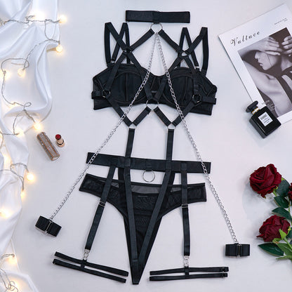 Alice – Lingerie-Rollenspel-Kettingset voor Dames, 4-delig
