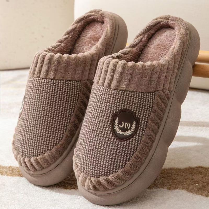 Alice – Pluche Pantoffels met Kleurblok voor Winter