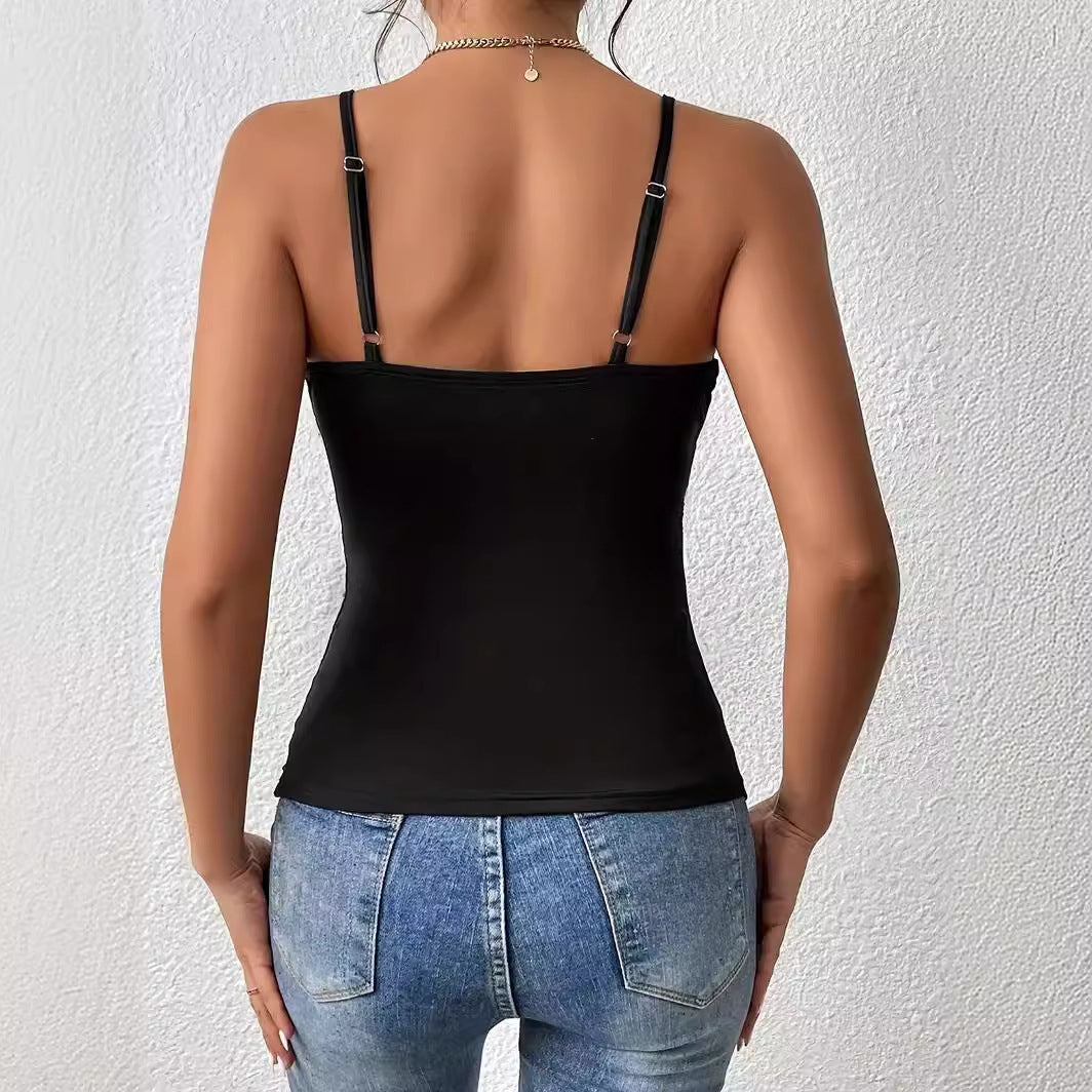 Abigail – Mouwloos Top met Schoudervrij Ontwerp voor Dames