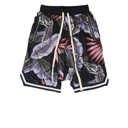 Nick – Hip Hop Heren Strandshorts in Hawaiiaanse Stijl