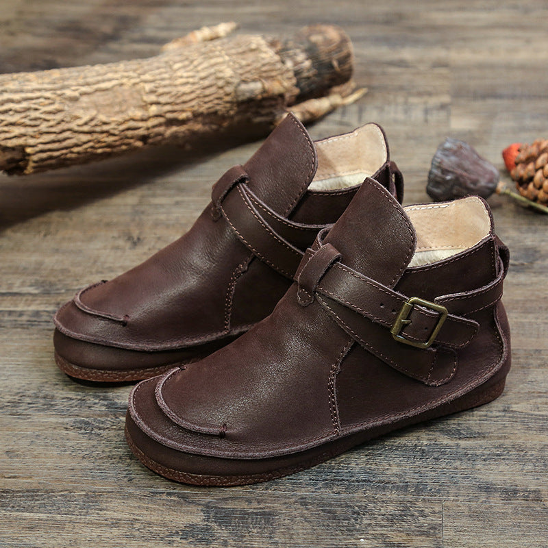 Susan – Retro Martin Laarzen van Vegan Leer