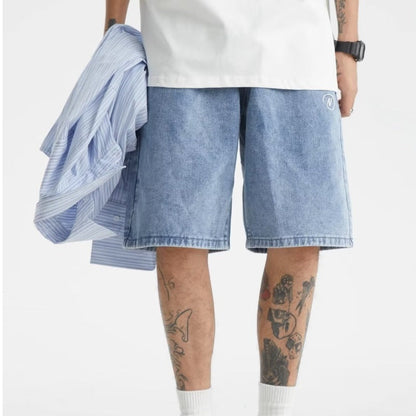 Giles – Zomerse Denim-shorts voor Heren