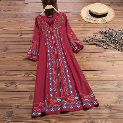 Danielle – Boho Tuniek Jurk
