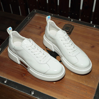 Colin – Heren Veterschoenen met Platte Zool en Veelzijdig Ontwerp