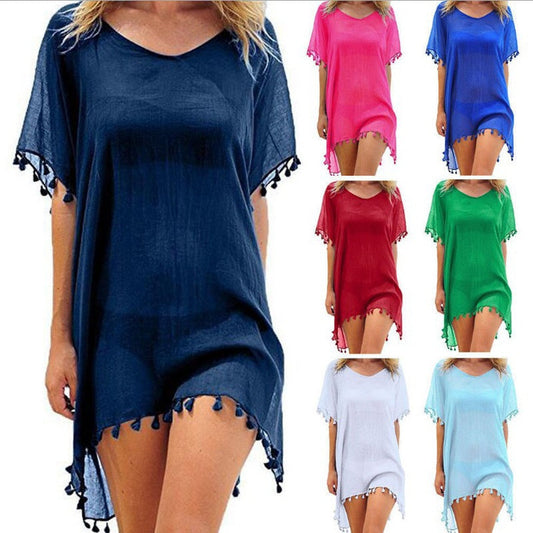 Tamara – Losse Chiffon Tuniek voor het Strand