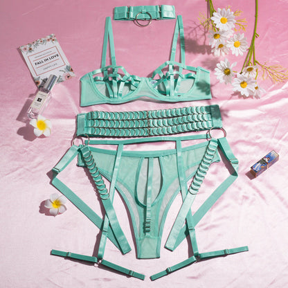 Brenda – Hohlgesnoerd Lingerieset met Borstondersteuning