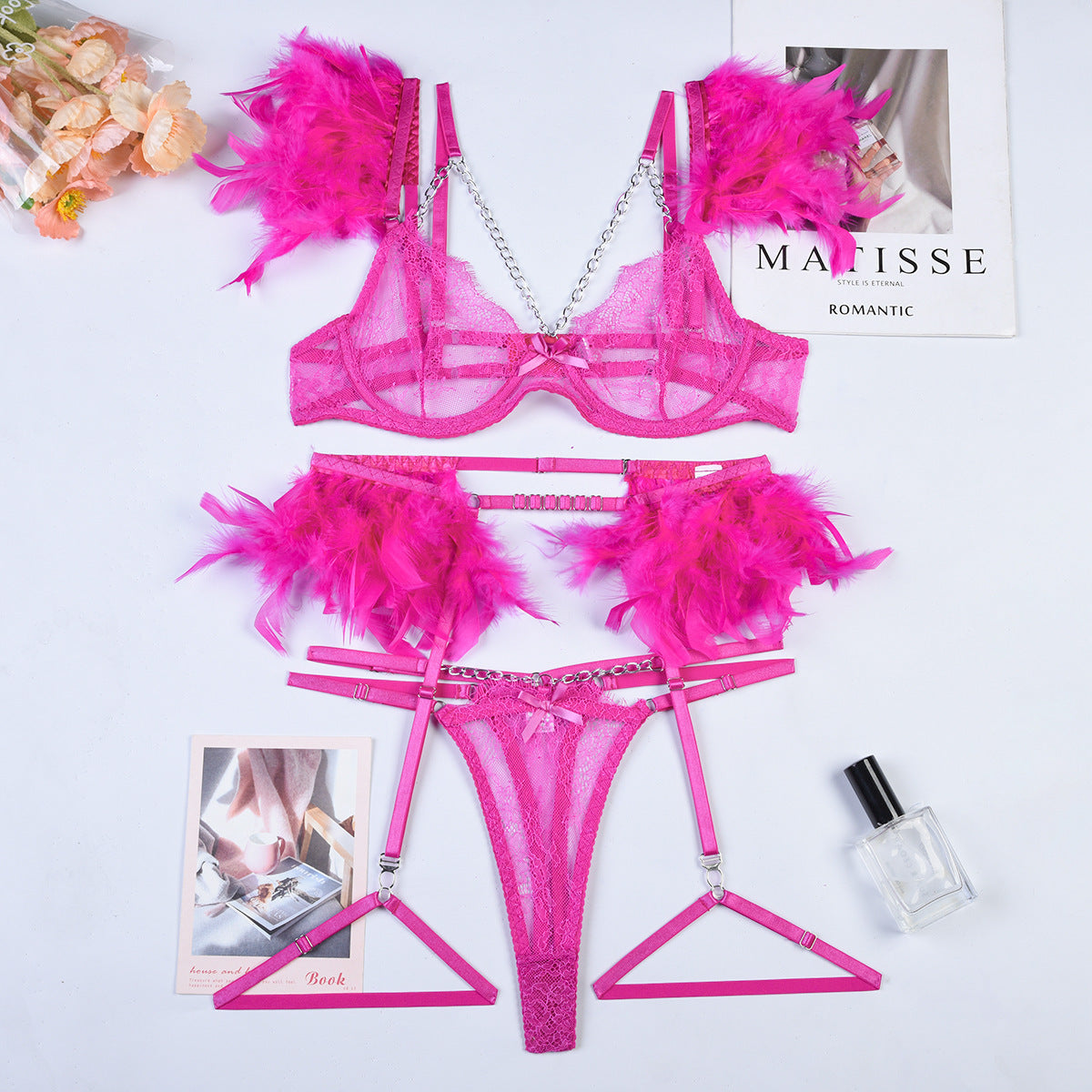 Sharon – Verleidelijk Kant Lingerieset voor Dames