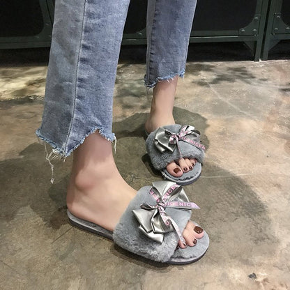 Kathryn – Einfarbige Hausschuhe für Damen