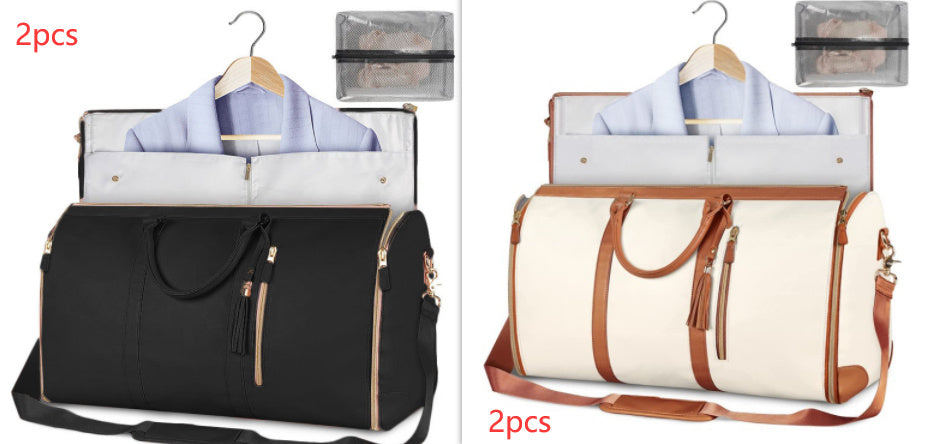 Lauren – Grote Capaciteit Reis-Duffle-Tas voor Vrouwen, Vouwbare Pak Tas, Waterdichte Kleding Tassen